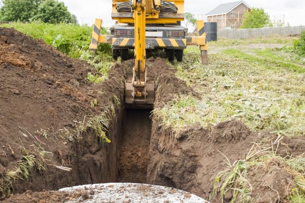 Drainage Trench Installation in Delaware