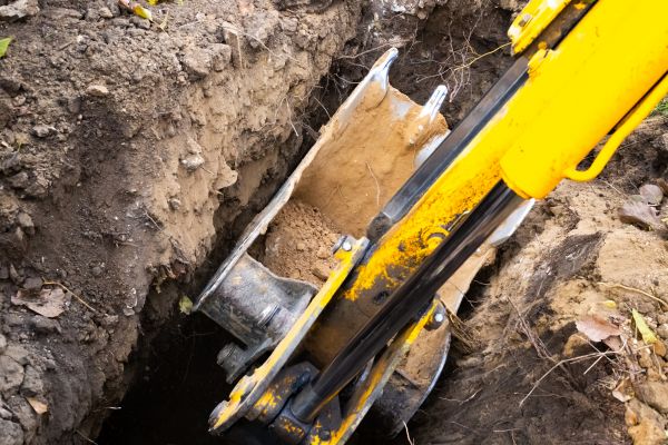 Downspout Trenching in Delaware