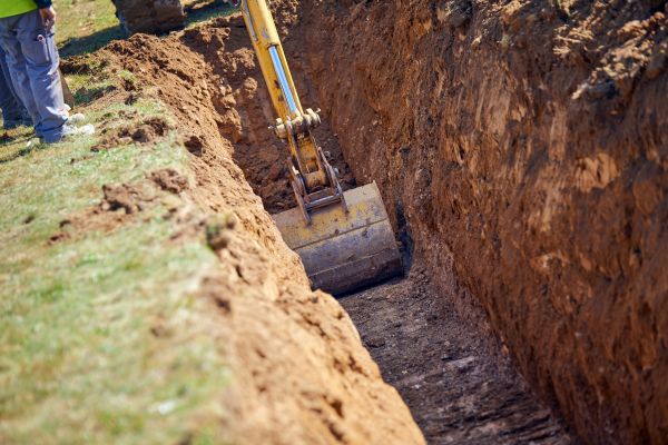 Ditch Excavation in Delaware